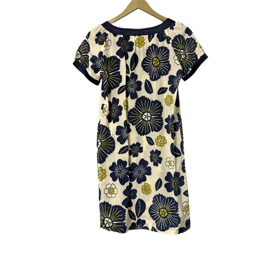 Anthropologie Moulinette Soeurs Silk Floral Mini Dress Size XS Boho Satin - Picture 2 of 5